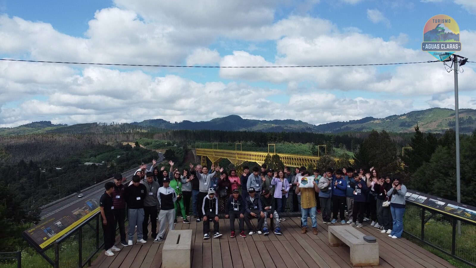 Vista de Temuco, capital de la Región de la Araucanía, Chile