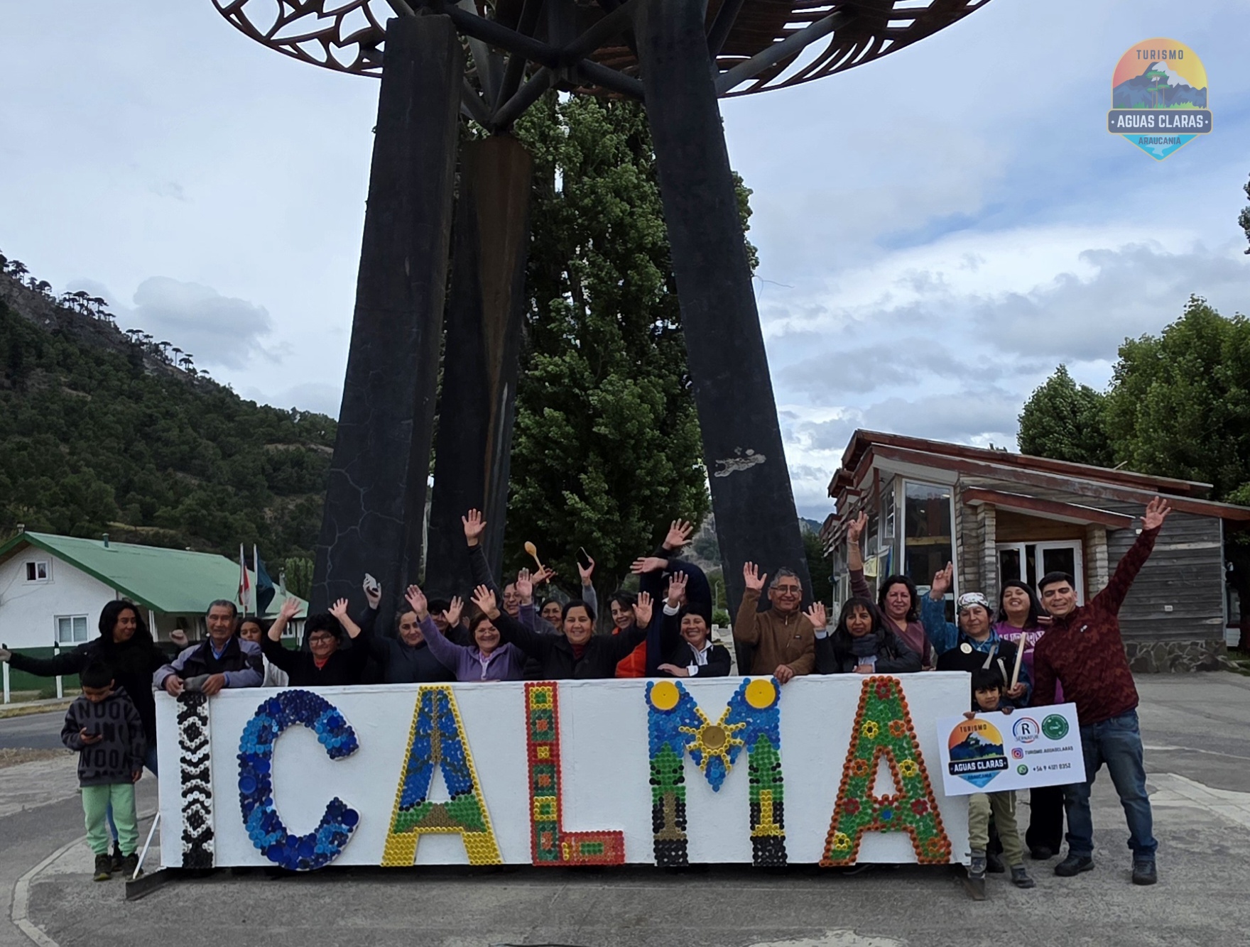Frontera cerca de Icalma, camino a Villa Pehuenia