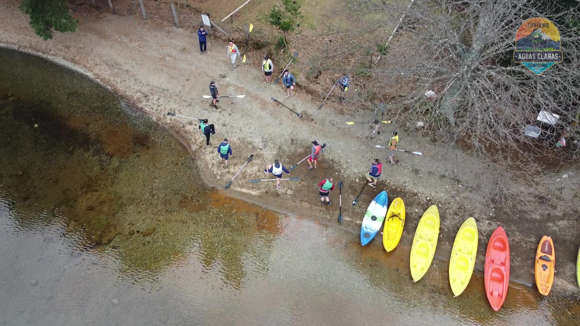 Kayak en Lago Colico, Cunco
