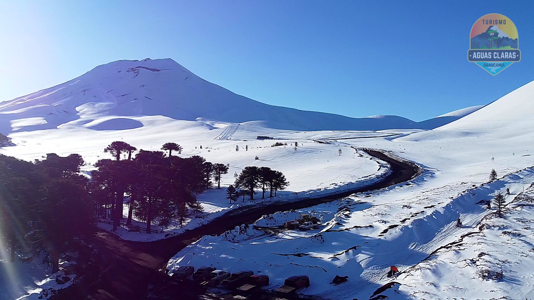 Nieve en el Volcán Lonquimay